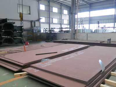 Surface hardening of Q345NH weathering steel plate
