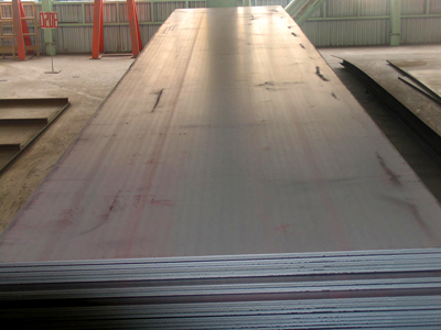 Corrosion treatment of EN 10155 S355J2G2W weathering steel plate