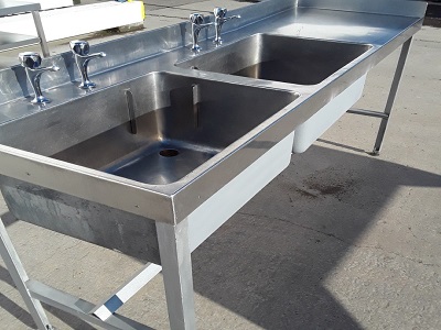 Stainless steel sink size standard