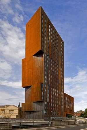 What are some of the best buildings using CORTEN steel?