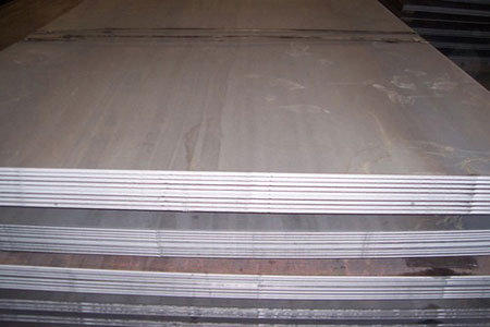 Cutting method of ASTM A588 weathering steel plate