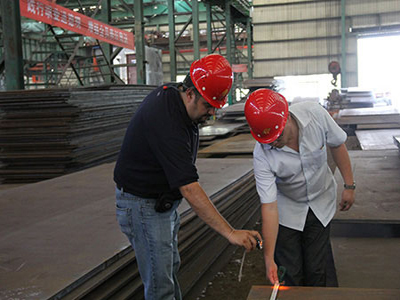 Cold galvanized processing of SPA-C weathering steel sheet
