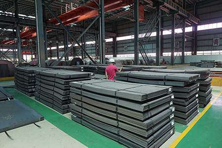 Heat resistance of A St52 steel plate